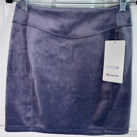 NWT Lululemon Scuba High-Rise Mini Skirt *Velvet- Nightfall/ Size Small - Picture 6 of 11